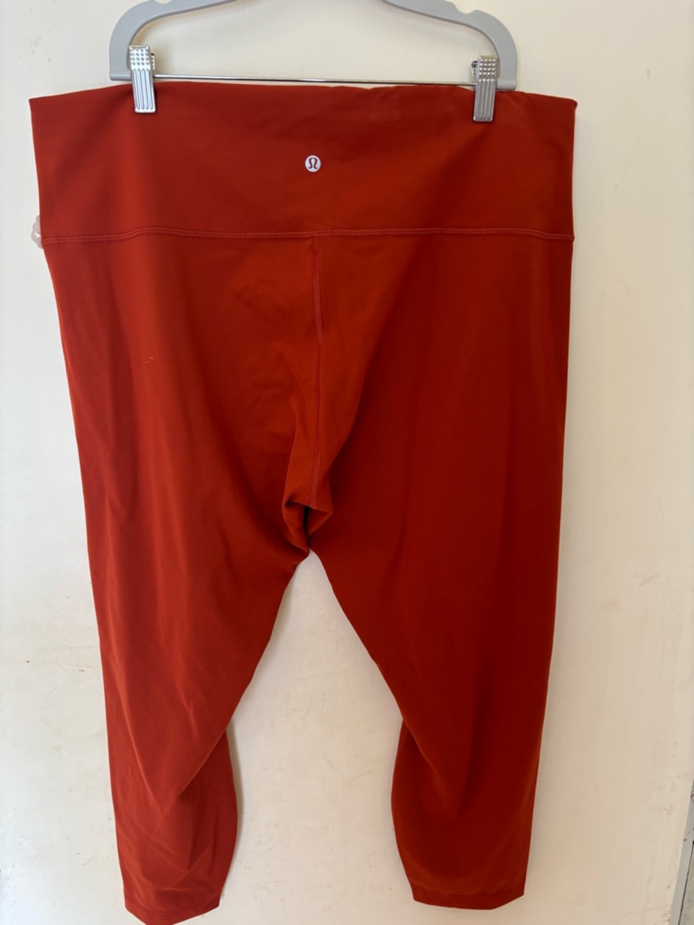 lululemon athletica Deep Brick Red Cropped Leggings